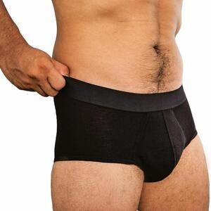 ** Depend Washable Adult Incontinence Underwear for Men, Reusable, Large Black